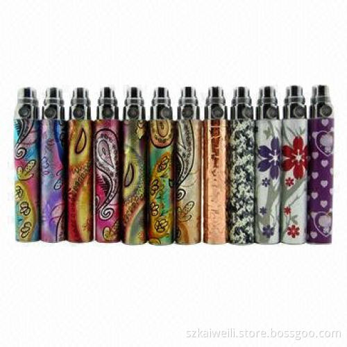 Electronic rechageable battteries with various colors